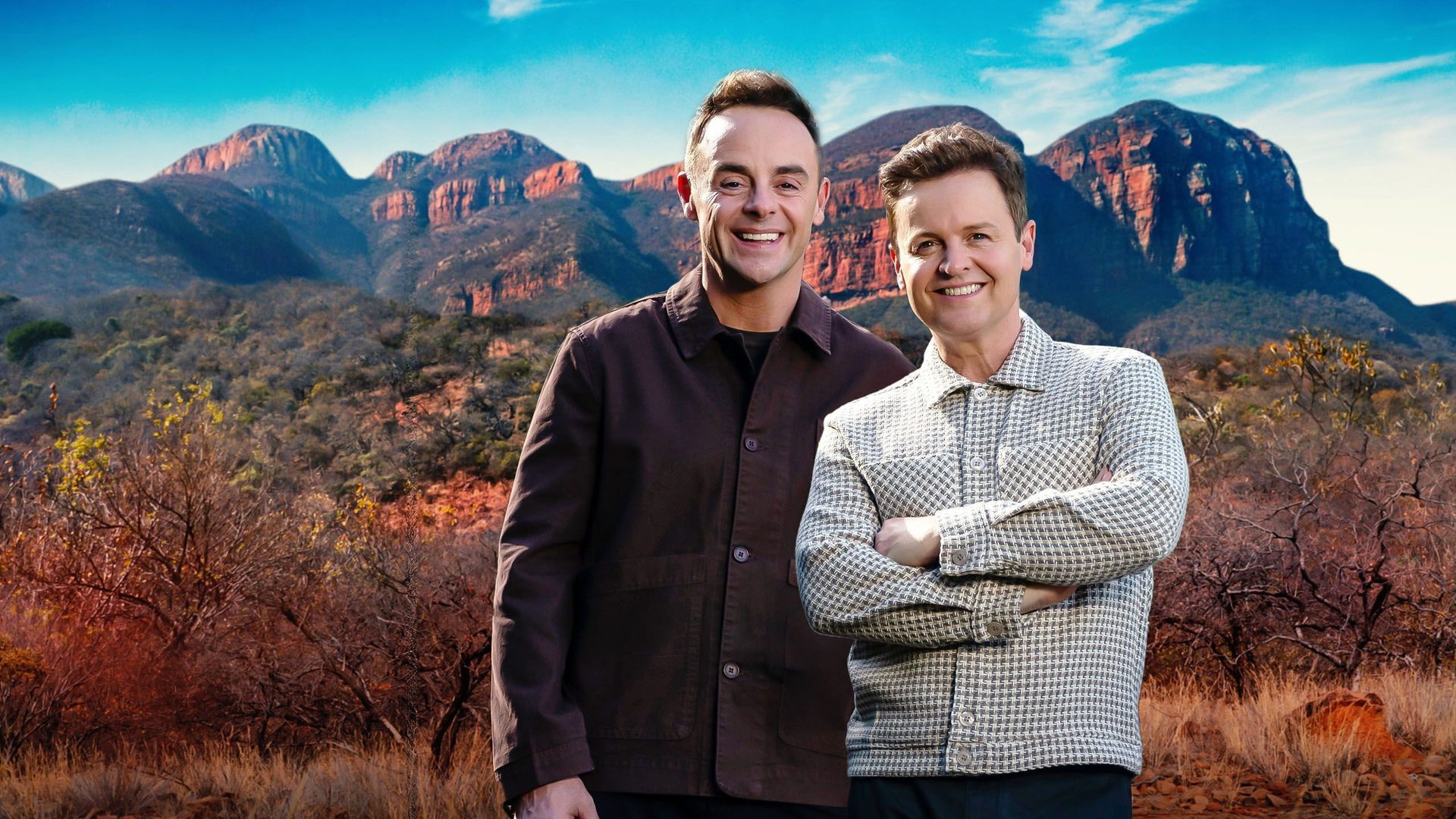 Ant and Dec in front of the Blyde River Canyon for I&rsquo;m a Celebrity South Africa